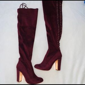 Betseyville Thigh high boots by Betsey Johnson